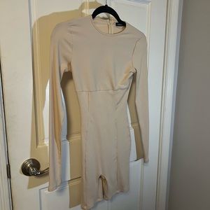 Nude Bodycon Jumper Naked Wardrobe